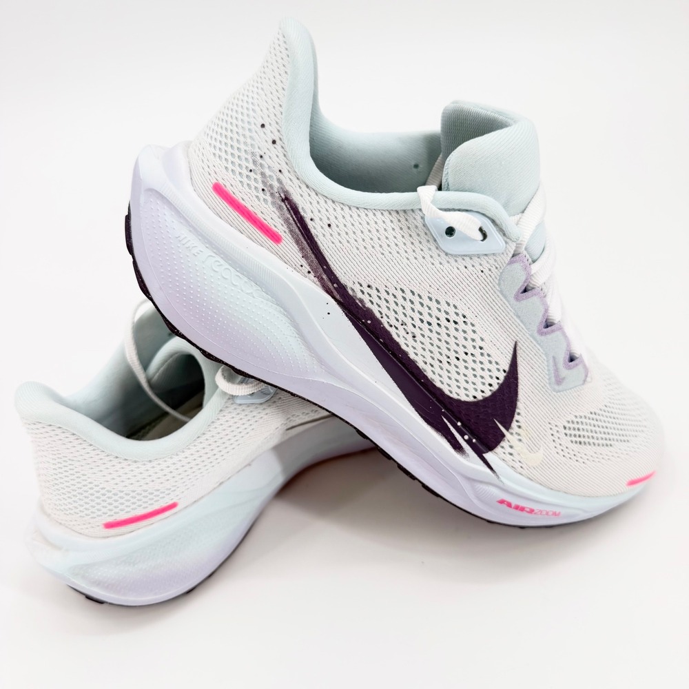 Nike Pegasus 41 Womens Running Shoes White Purple Pink HM6683-159 Size 7.5